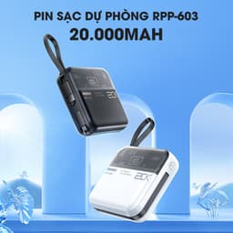Pin Dự Phòng Sạc Nhanh 22.5W REMAX RPP-603 20.000mah/ RPP-602 10.000mah. LKP 8
