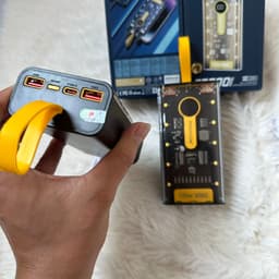 Pin Dự Phòng Trong Suốt 20000mAh PD02 20.000mAh/ PHANTOM P18/ Phantom P22Với 2 Cổng Sạc Nhanh. LKP 4