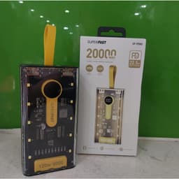 Pin Dự Phòng Trong Suốt 20000mAh PD02 20.000mAh/ PHANTOM P18/ Phantom P22Với 2 Cổng Sạc Nhanh. LKP 7