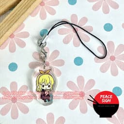 (mua 1 tặng 1) Dây treo điện thoại MASHLE: MAGIC AND MUSCLES ver ÁO KHOÁC Cơ bắp và phép thuật anime chibi mica 5