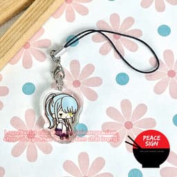 (mua 1 tặng 1) Dây treo điện thoại MASHLE: MAGIC AND MUSCLES ver ÁO KHOÁC Cơ bắp và phép thuật anime chibi mica 9