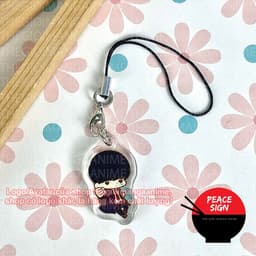 (mua 1 tặng 1) Dây treo điện thoại MASHLE: MAGIC AND MUSCLES ver ÁO KHOÁC Cơ bắp và phép thuật anime chibi mica 7
