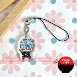 (mua 1 tặng 1) Dây treo điện thoại MASHLE: MAGIC AND MUSCLES ver ÁO KHOÁC Cơ bắp và phép thuật anime chibi mica 8