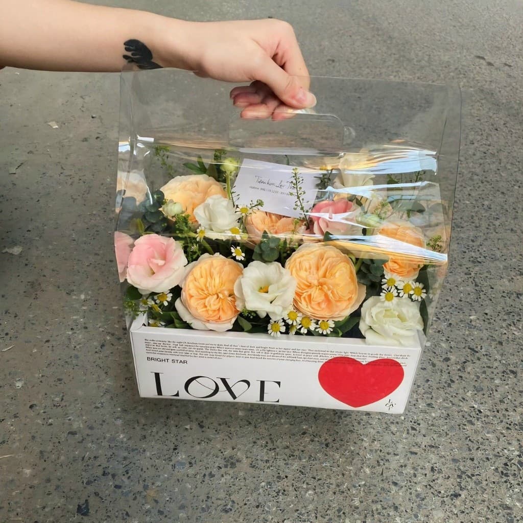Túi Đựng Giỏ Hoa Quả,  Quà Tặng, Giỏ Trái Cây, Hộp quà tặng sang xịn