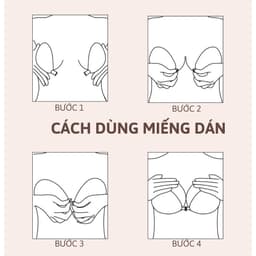 Miếng Dán Ngực Quả Xoài Cài Trước Nâng Ngực Tạo Khe Định Hình Vòng 1 Lê Ngọc 002 8