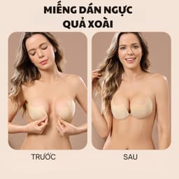 Miếng Dán Ngực Quả Xoài Cài Trước Nâng Ngực Tạo Khe Định Hình Vòng 1 Lê Ngọc 002 2