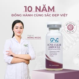 Serum hỗ trợ xử lý mụn,giảm mụn,giảm dầu nhờn, tái tạo da mụn GSC ACNE CLEAR AMPOULE 15ml 4