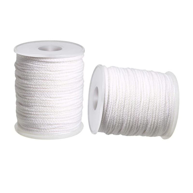 Bấc cuộn cotton làm nến chưa nhúng sáp