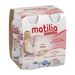 Hàng chính hãng có tem date 02.2027 -  Combo 4 lốc (16hộpx200ml) sữa bầu Matilia đủ vị 3