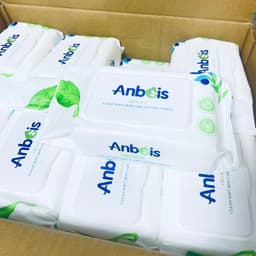 [Sỉ] 1 Thùng(32 Gói) Khăn Ướt Y Tế Anbeis Không Chứa Cồn An Toàn Cho Da Nhạy Cảm 6