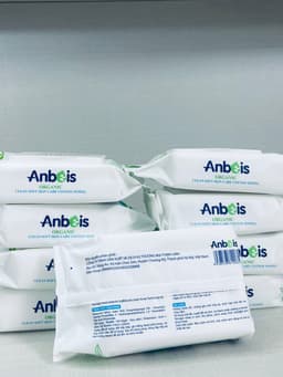 [Sỉ] 1 Thùng(32 Gói) Khăn Ướt Y Tế Anbeis Không Chứa Cồn An Toàn Cho Da Nhạy Cảm 9