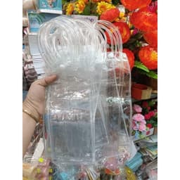 GÍA SỈ] Túi Trong Suốt Đựng Ly Bình Giữ Nhiệt, Túi Nhựa Dẻo Đựng Cốc Sang Trọng Tiện Lợi 6
