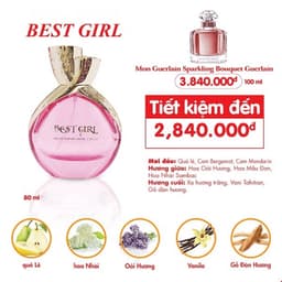 Nước hoa nữ Best Girl - NGỌT NGÀO VÀ QUYẾN RŨ (80ML) 2