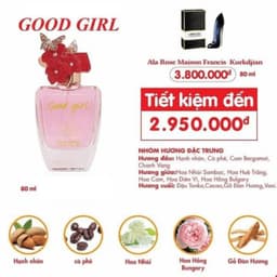Nước hoa nữ Good Girl - NGỌT NGÀO, GỢI CẢM (80ML) 2