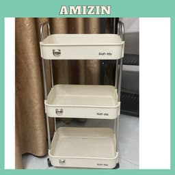 Kệ để đựng đồ đa năng (loại 1 ) Kệ bếp 3 - 4 tầng có bánh xe LCNL2 2