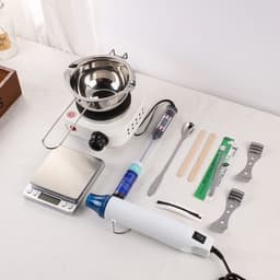 Bộ dụng cụ nấu nến, Bộ dụng cụ làm sáp thơm và nến thơm, nồi inox nấu sáp, ca nấu sáp, bếp điện nấu 1