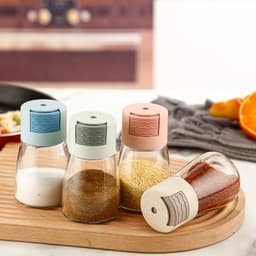 Lọ Đựng Gia Vị Thủy Tinh, Nút Bấm Thông Minh Giúp Điều Chỉnh Định Lượng Tiện Lợi - TUIDO SHOP 8