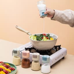 Lọ Đựng Gia Vị Thủy Tinh, Nút Bấm Thông Minh Giúp Điều Chỉnh Định Lượng Tiện Lợi - TUIDO SHOP 3