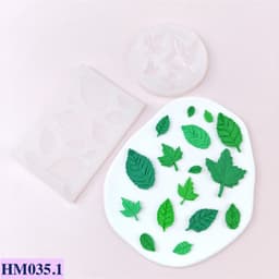 Khuôn silicon lá cây dùng tạo hình trang trí handmade đẹp - HM035 3