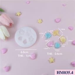 Khuôn silicon lá cây dùng tạo hình trang trí handmade đẹp - HM035 8