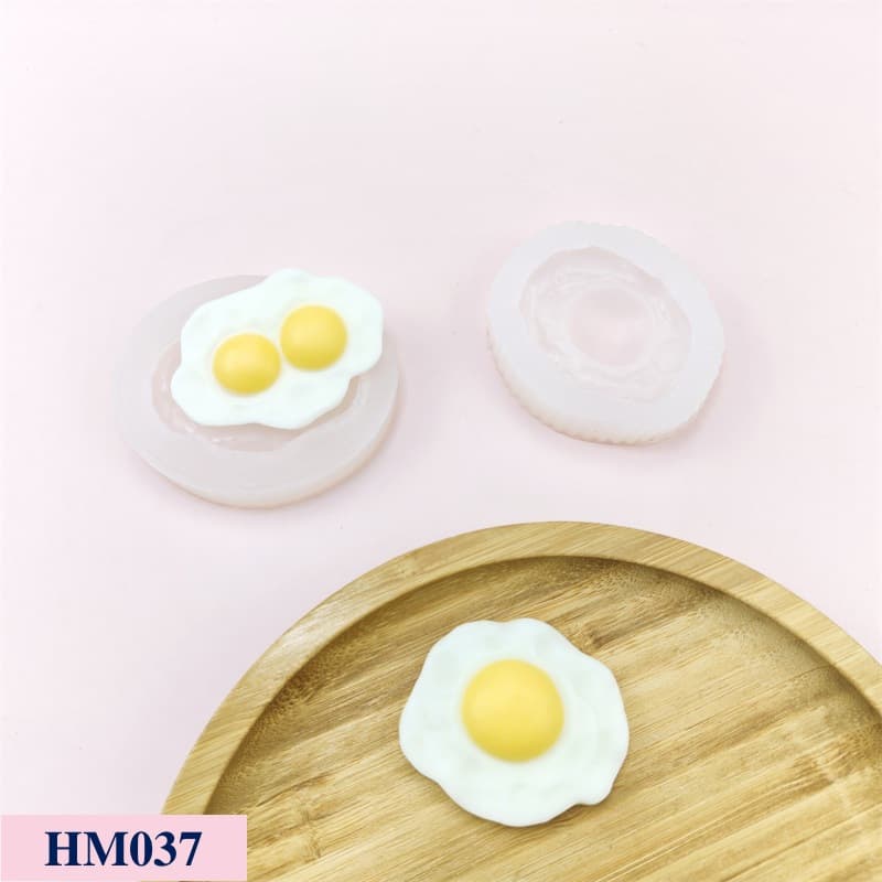 Khuôn silicon nụ cười trứng rán dùng tạo hình trang trí độc đáo - HM037
