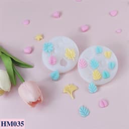 Khuôn silicon lá cây dùng tạo hình trang trí handmade đẹp - HM035 2