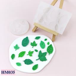 Khuôn silicon lá cây dùng tạo hình trang trí handmade đẹp - HM035 4