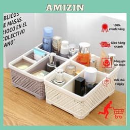 Khay đựng đồ 4 ngăng tiện ích.Chất liệu nhựa PP an toàn.Phù hợp đựng mọi đồ vặt 2