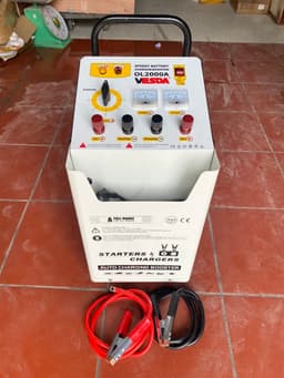 Máy nạp ắc quy ô tô và hỗ trợ khởi động đề nổ ắc quy OLYM 2000A 2in1 dùng cho cả bình 12V và 24V 15