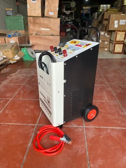 Máy nạp ắc quy ô tô và hỗ trợ khởi động đề nổ ắc quy OLYM 2000A 2in1 dùng cho cả bình 12V và 24V 14