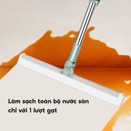 Chổi gạt nước sàn nhà tắm nhà vệ sinh JYoohome Chổi quét nhà đầu silicon dẻo lau kính, góc tường 7