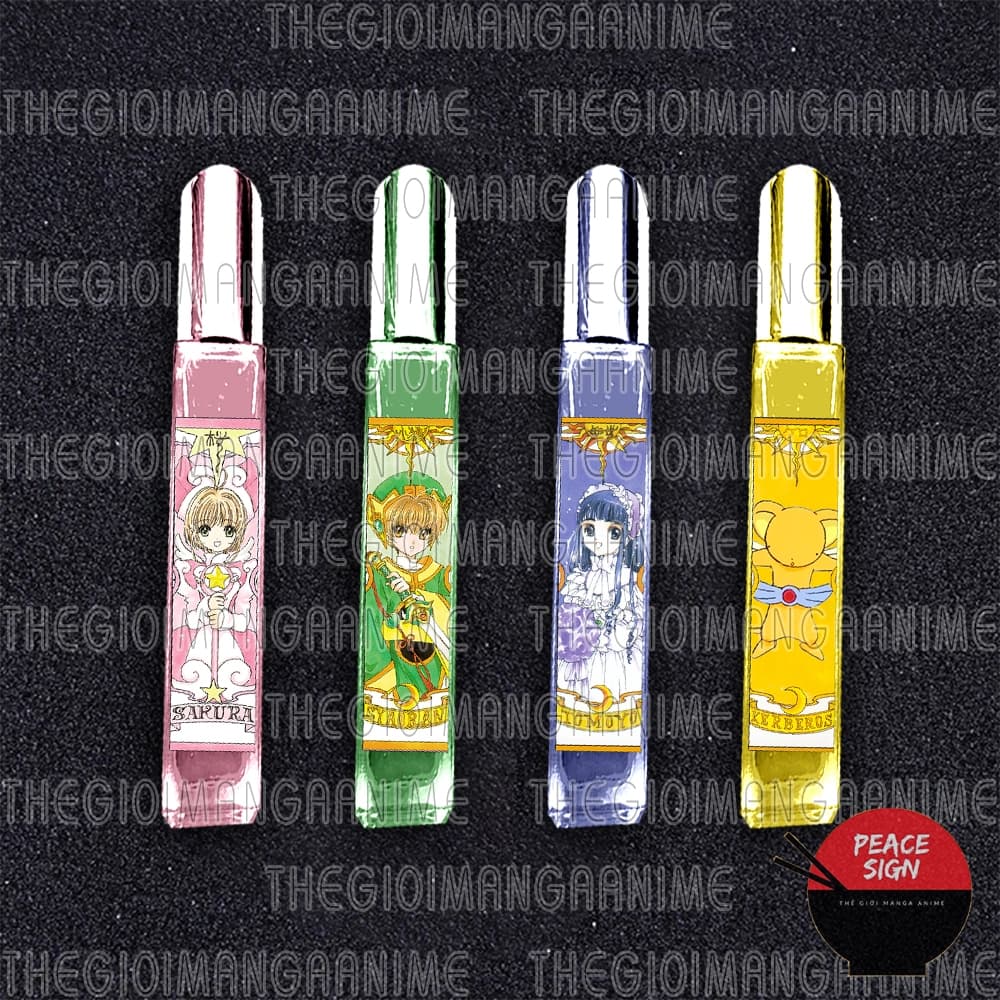 Xịt thơm CARDCAPTOR SAKURA theo nhân vật nước hoa khử mùi lâu phai Thủ lĩnh thẻ bài anime xinh xắn quà tặng độc đáo