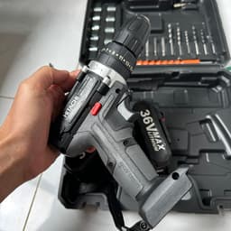 Máy khoan 2 Pin Makita 36v/ Dewalt 36v,48v/ HITACHI 36V kèm phụ kiện 24 món, Máy bắn vít 3 chức năng. LKP 8