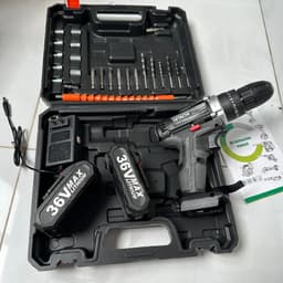 Máy khoan 2 Pin Makita 36v/ Dewalt 36v,48v/ HITACHI 36V kèm phụ kiện 24 món, Máy bắn vít 3 chức năng. LKP 2