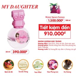 Nước hoa bé gái My Daughter – DỄ THƯƠNG, ĐÁNG YÊU (30ML) - Cam kết chính hãng 2