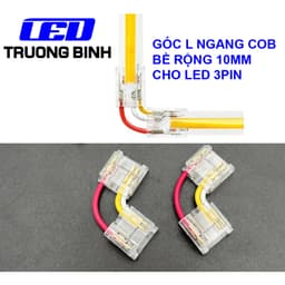 ĐẦU NỐI NHANH COB TRONG SUỐT 3PIN KHÔNG CẦN HÀN CHÌ BỀ RỘNG 10MM CHO LED DÂY FULL MÀU COB WS2811 WS2812B 5