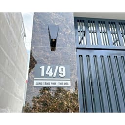 [ Tặng ] Keo dán hoặc ốc vít khi mua >Biển, bảng số nhà ALU phủ nhôm, cao cấp, 6