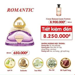 Nước hoa nữ Romantic 50ml - Cam kết chính hãng 3