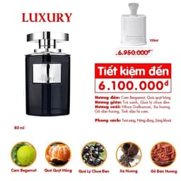 Nước hoa nam tươi mát mini Luxury 10ml - Cam kết chính hãng 5