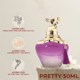Nước hoa nữ Pretty 50ml - QUYẾN RŨ, NGỌT NGÀO - Cam kết chính hãng - Sản phẩm không hộp 4