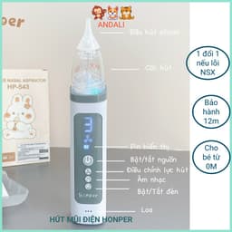 Hút mũi điện tử cao cấp honper cho bé 2