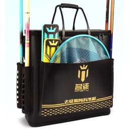 Thùng đựng cá đa năng Mingtu 50cm màu xanh đen vàng có thể gấp gọn tiện dụng Thùng đựng dụng cụ câu cá Đồ Câu Việt Bắc 5