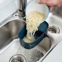 Combo 3 Khay nhựa gác bồn rửa bát, Khay lọc rác dùng trong nhà bếp tiện lợi ( Màu ngẫu nhiên ) 1