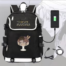 Balo nắp ngang CODENAME ANASTASIA Mật Danh Anastasia in hình chibi đi học cho nam nữ tiện lợi 5