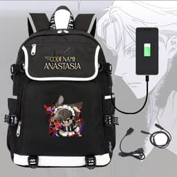 Balo nắp ngang CODENAME ANASTASIA Mật Danh Anastasia in hình chibi đi học cho nam nữ tiện lợi 3