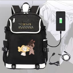 Balo nắp ngang CODENAME ANASTASIA Mật Danh Anastasia in hình chibi đi học cho nam nữ tiện lợi 1