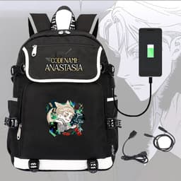 Balo nắp ngang CODENAME ANASTASIA Mật Danh Anastasia in hình chibi đi học cho nam nữ tiện lợi 4