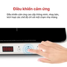 Bếp từ đơn HAPPYCOOK HSI-200KS (Công suất 2000W, Thiết kế núm xoay, Hẹn giờ, Cảm ứng, Mặt kính,Tự động ngắt khi quá tải) 6