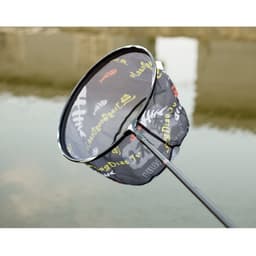 Mặt vợt câu cá carbon vành tròn lưới hoa cao cấp giá rẻ.Mặt vợt lưới mau chống vướng lưỡi size 35-40-45 3