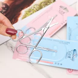 KÉO CẮT TỈA  LÔNG MŨI , LÔNG MÀY.. ĐẦU TRÒN & ĐẦU NHỌN SẮC BÉN DỄ DÀNG SỬ DỤNG  VINBEO-[AL06] 1